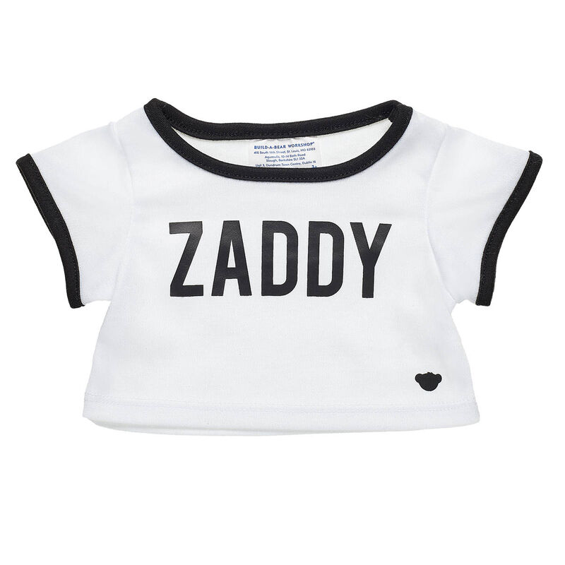Online Exclusive "Zaddy" T-Shirt for Stuffed Animals - Build-A-Bear Workshop&reg;