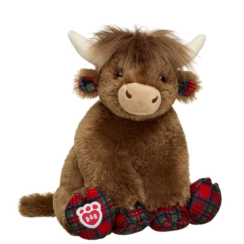 Tartan Highland Cow Soft Toy BuildABear®