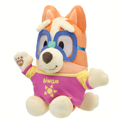 Bingo Plush with Swim Shirt and Goggle Set