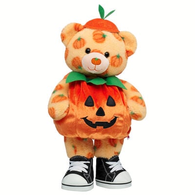 Vault Collection Pumpkin Pal Teddy Bear Halloween Gift Set