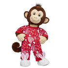 Smiley Monkey Stuffed Animal Valentine's Day Gift Set plush by Build-A-Bear