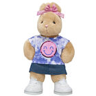 Pawlette™ Bunny Plush Tie-Dye Smiley Face Gift Set