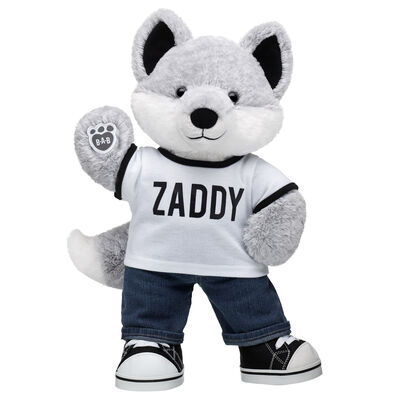 Silver Fox Soft Toy Zaddy Gift Set