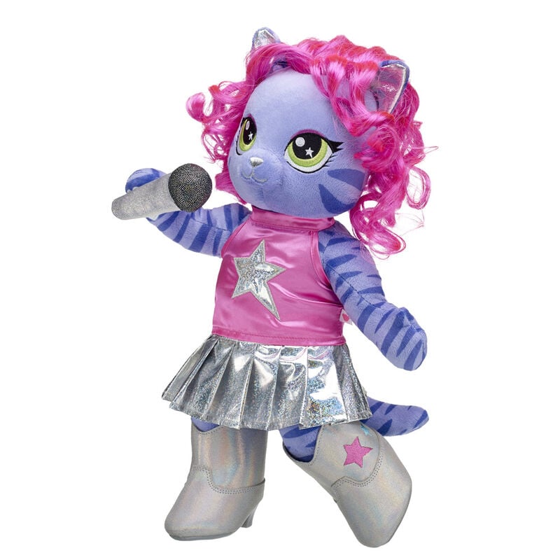 Honey Girls Teegan Tiger Plush 10th Anniversary Gift Set with Microphone - Build-A-Bear Workshop&reg;