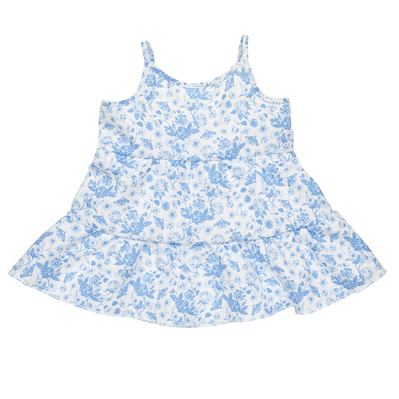 Online Exclusive Blue Floral Dress - Build-A-Bear Workshop&reg;
