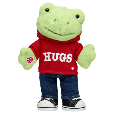 Spring Green Frog Soft Toy Hugs Gift Set