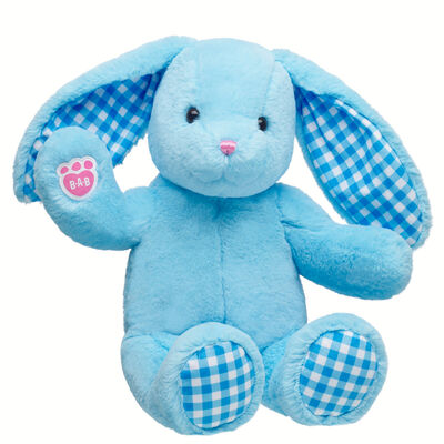 Blue Gingham Pawlette&trade; Bunny Plush