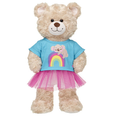 Rainbow Koala Skirt Set 