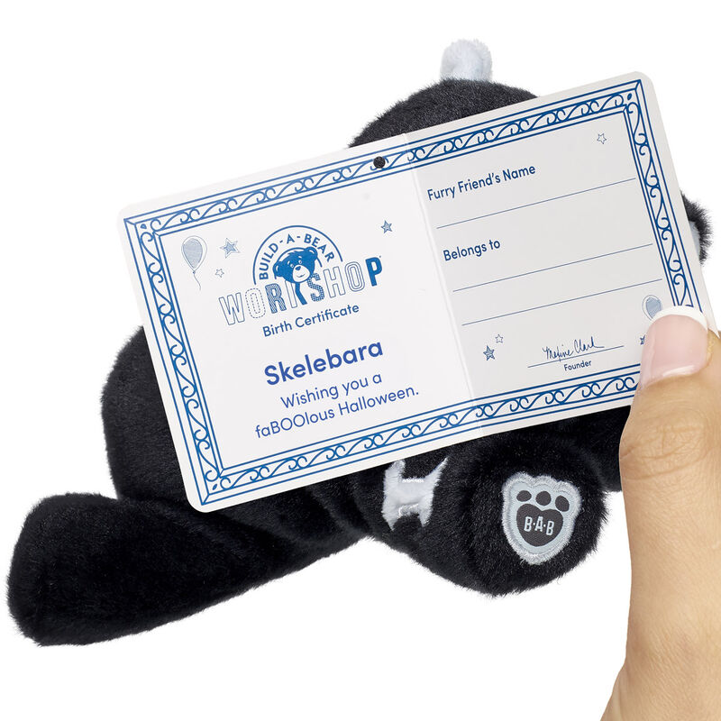 Build-A-Bear Mini Beans® Skelebara Plush - Build-A-Bear Workshop®