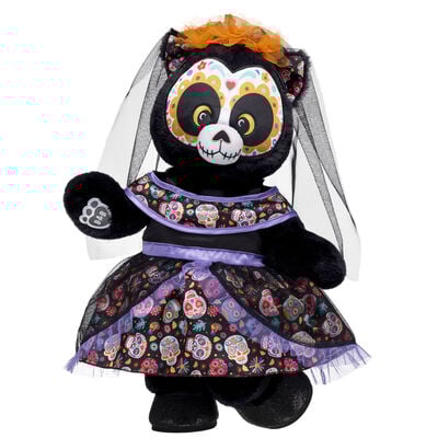 Día de los Muertos Cat Soft Toy Dress Gift Set
