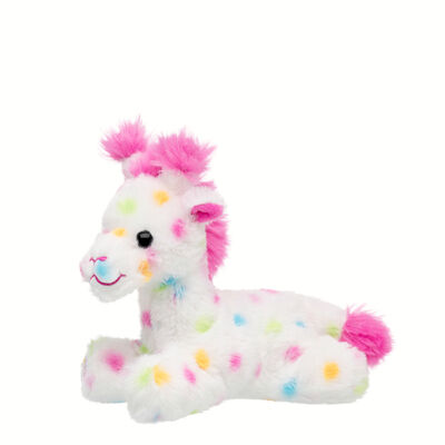 Build-A-Bear Mini Beans&reg; White Frosted Animal Cookie Giraffe Soft Toy