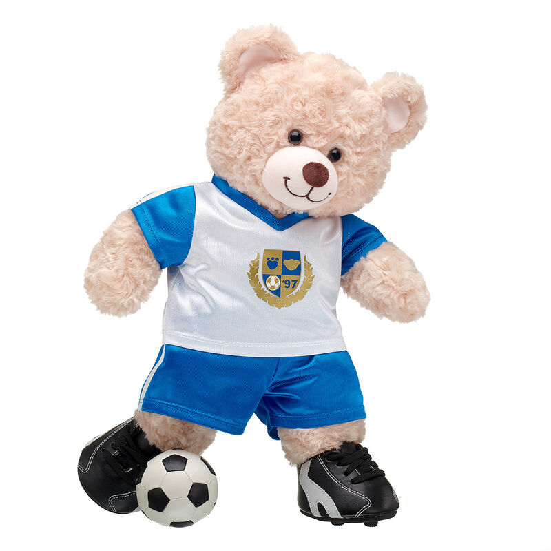 Happy Hugs Teddy Blue Soccer Gift Set