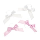 Pink & White Ribbon Bows 4 pc. for Stuffed Animals - Build-A-Bear Workshop®
