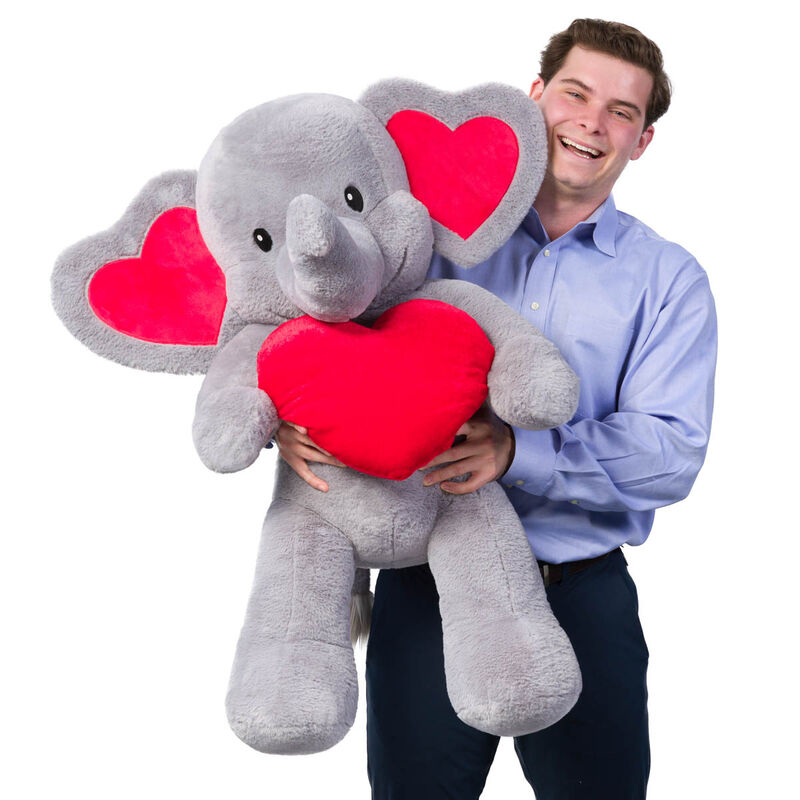 Giant Red Heart Wristie plush by Build-A-Bear