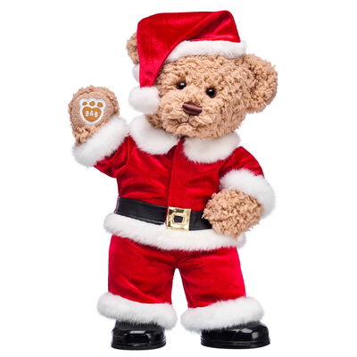 Timeless Teddy Bear Santa Claus Gift Set