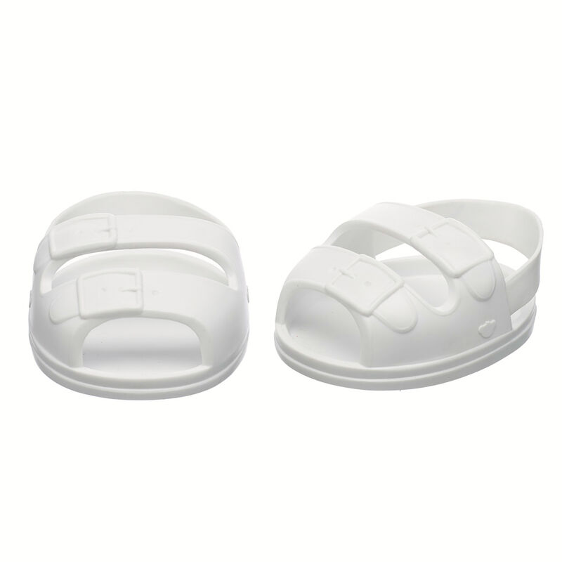 White Sandals by Build-A-Bear