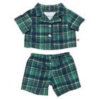Green Plaid PJ Set
