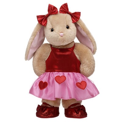 Pawlette&trade; Bunny Plush Heart Dress Gift Set