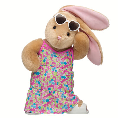 Pawlette&trade; Bunny Plush Floral Maxi Dress Gift Set