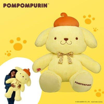 Sanrio&reg; Hello Kitty&reg; and Friends Giant Pompompurin&trade; Plush with Gifting Bow