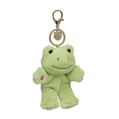 Spring Green Frog Plush Bag Charm