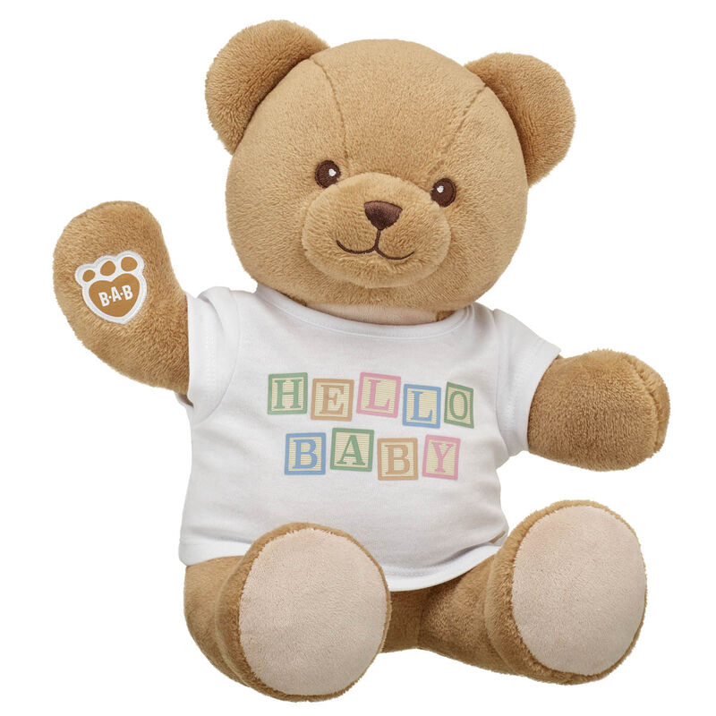 Baby Brown Teddy Bear "Hello Baby" Gift Set - Build-A-Bear Workshop&reg;
