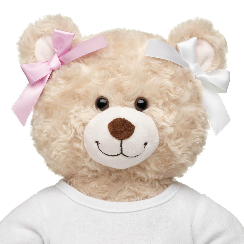 Pink & White Ribbon Bows 4 pc. for Stuffed Animals - Build-A-Bear Workshop&reg;