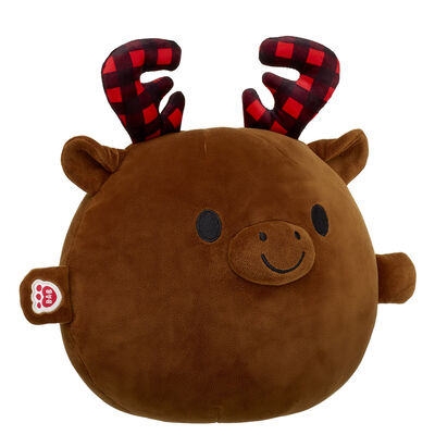 SKOOSHERZ&trade; Buffalo Check Moose Soft Toy