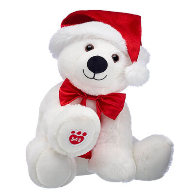 Playful Polar Bear Soft Toy Christmas Gift Set