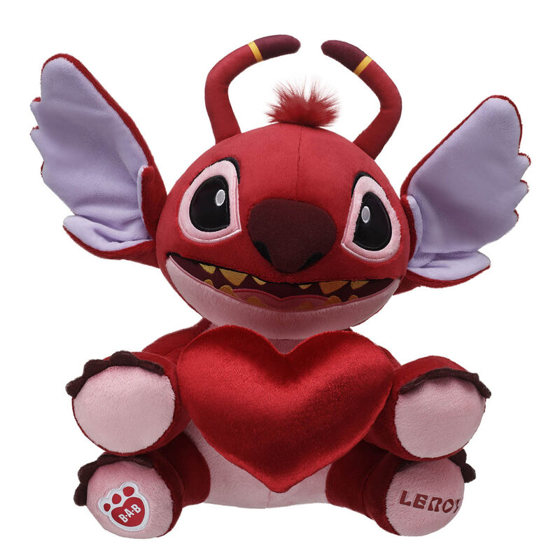 Disney Lilo & Stitch Leroy Plush with Red Heart Wristie plush by Build-A-Bear