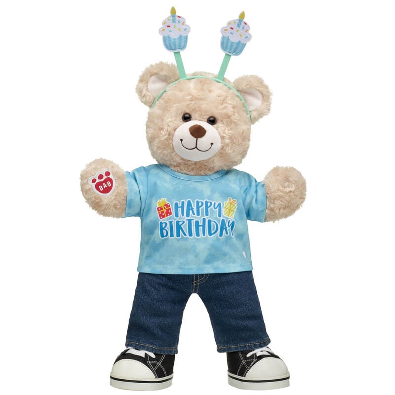 Happy Hugs Teddy Bear Birthday Gift Set - Build-A-Bear Workshop®