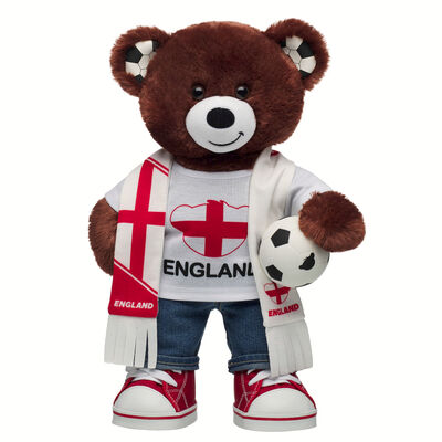 Let's Goal Bear England Football Gift Set