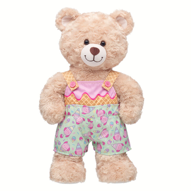 Sanrio Hello Kitty and Friends Strawberry Ice Cream Pochacco Overalls by Build-A-Bear