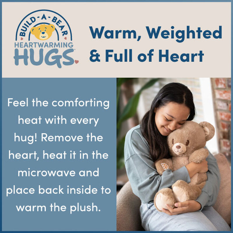 Heartwarming Hugs® Brown Weighted Teddy Bear - Build-A-Bear Workshop®