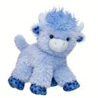 Blueberry Highland Cow Stuffed Animal plush by Build-A-Bear