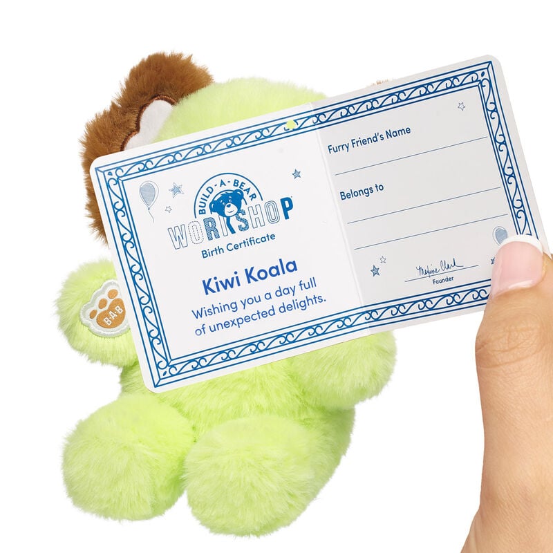 Build-A-Bear Mini Beans Coconut Lime Koala Stuffed Animal plush by Build-A-Bear