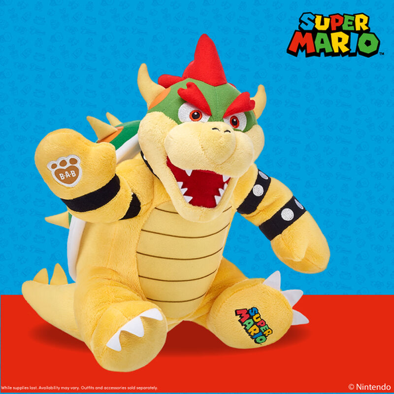 Super Mario Bowser Plush plush by Build-A-Bear