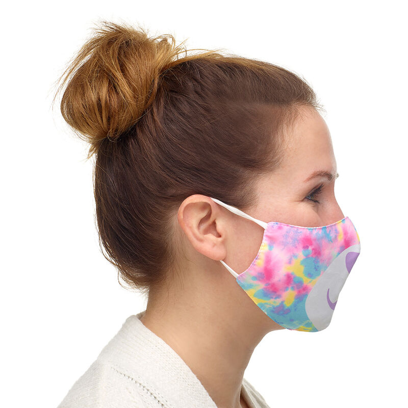 Adult-Size Tie-Dye Bear Face Mask