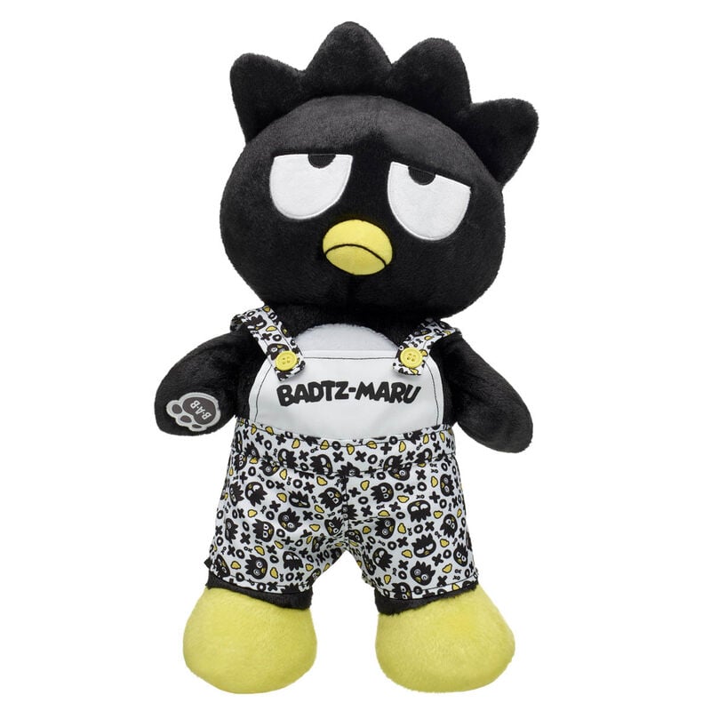 Sanrio® Hello Kitty® and Friends Badtzmaru™ Plush with Overalls Build