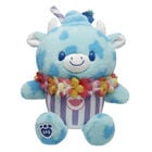 Blue Raspberry Cow Slushie Plushie with Lei Necklace plush by Build-A-Bear