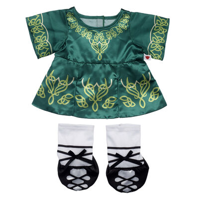 Irish Dance Dress & Shoes Set