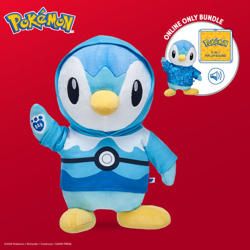 Pok&eacute;mon Piplup Plush Bundle