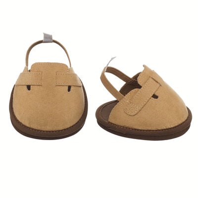 Brown Suede Clogs
