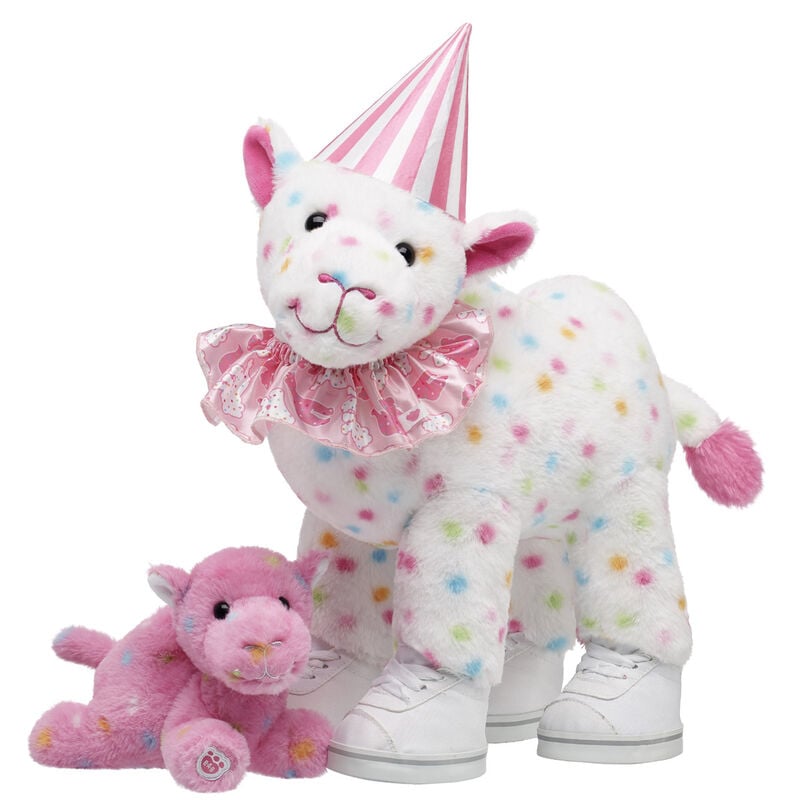 White Frosted Animal Cookie Camel Stuffed Animal Gift Set plush by Build-A-Bear