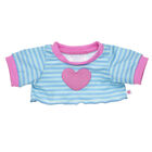 Heart Stripe Sweatshirt | Build-A-Bear