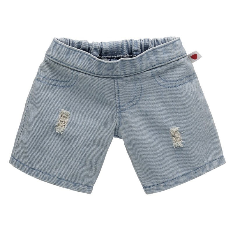 Distressed Light Denim Jeans by Build-A-Bear