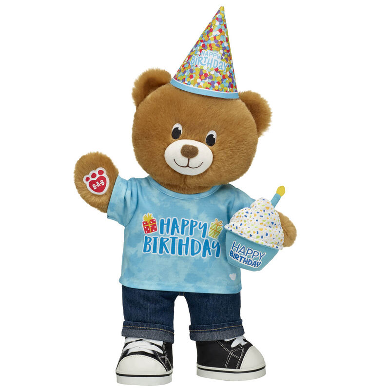 Blue Party Birthday Treat Teddy Bear Gift Set - Build-A-Bear Workshop&reg;