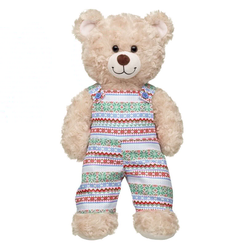 Online Exclusive Fair Isle Overalls for Stuffed Animals - Build-A-Bear Workshop&reg;