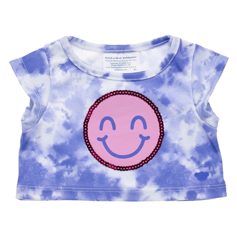Tie-Dye Smiley Face T-Shirt for Plush Toys - Build-A-Bear Workshop&reg;