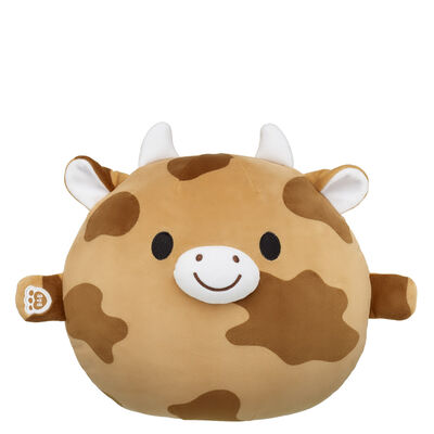 SKOOSHERZ&trade; Brown Cow Soft Toy